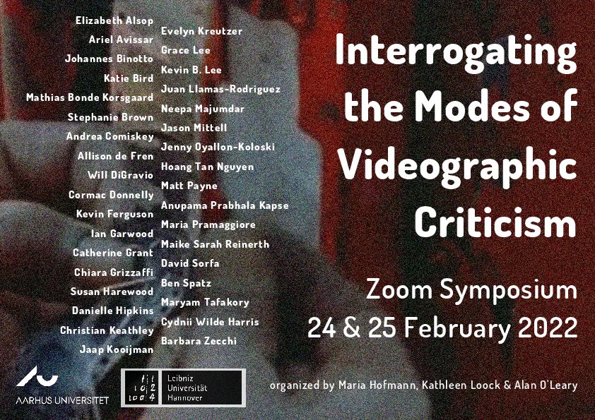 Symposium: Interrogating the Modes of Videographic&nbsp;Criticism